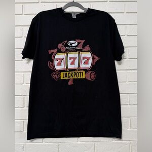 Men’s jackpot tee. Black. Size L